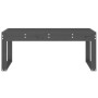 Gartenbank aus massivem grauem Kiefernholz 110x38x45 cm von vidaXL, Gartenbänke - Ref: Foro24-825095, Preis: 81,87 €, Rabatt: %