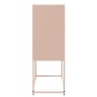 Aparador de acero rosa 68,5x38,5x107 cm
