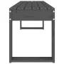 Garden bench solid gray pine wood 110x38x45 cm by vidaXL, garden benches - Ref: Foro24-825095, Price: 80,59 €, Discount: %
