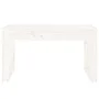 Banco de jardín madera maciza de pino blanco 80x38x45 cm de vidaXL, Bancos de jardín - Ref: Foro24-825087, Precio: 66,79 €, D...