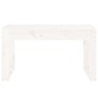 Gartenbank aus massivem weißem Kiefernholz 80x38x45 cm von vidaXL, Gartenbänke - Ref: Foro24-825087, Preis: 68,05 €, Rabatt: %