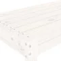Banco de jardín madera maciza de pino blanco 80x38x45 cm de vidaXL, Bancos de jardín - Ref: Foro24-825087, Precio: 66,79 €, D...