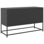 Mueble para TV de acero negro 100,5x39x60,5 cm en Muebles TV | Comprar online en Foro24