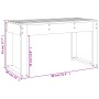 Gartenbank aus massivem weißem Kiefernholz 80x38x45 cm von vidaXL, Gartenbänke - Ref: Foro24-825087, Preis: 68,05 €, Rabatt: %