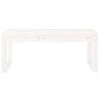 Gartenbank Massives Zirbenholz weiß 110x38x45 cm von vidaXL, Gartenbänke - Ref: Foro24-825094, Preis: 80,25 €, Rabatt: %