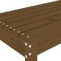 Gartenbank Kiefernholz massiv honigbraun 110x38x45 cm von vidaXL, Gartenbänke - Ref: Foro24-825096, Preis: 80,37 €, Rabatt: %