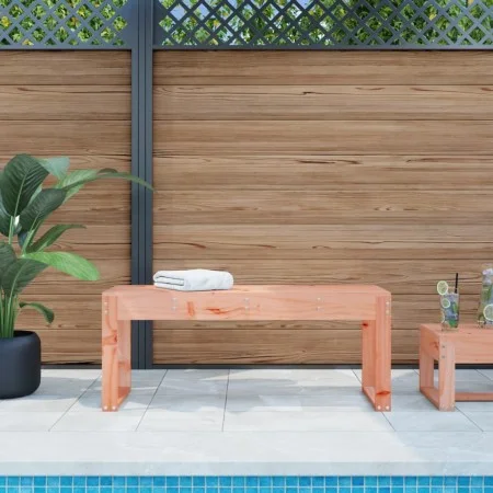 Banco de jardín madera maciza de abeto Douglas 110x38x45 cm de vidaXL, Bancos de jardín - Ref: Foro24-825098, Precio: 60,89 €...