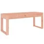 Banco de jardín madera maciza de abeto Douglas 110x38x45 cm de vidaXL, Bancos de jardín - Ref: Foro24-825098, Precio: 60,89 €...