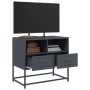 Mueble para TV de acero gris antracita 68x39x60,5 cm