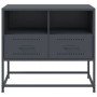 Mueble para TV de acero gris antracita 68x39x60,5 cm