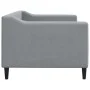 Sofá cama tela gris claro 80x200 cm de vidaXL, Camas y somieres - Ref: Foro24-354156, Precio: 183,21 €, Descuento: %