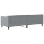 Sofá cama tela gris claro 80x200 cm de vidaXL, Camas y somieres - Ref: Foro24-354156, Precio: 185,96 €, Descuento: %