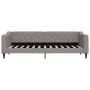 Taupe gray fabric sofa bed 80x200 cm by vidaXL, Beds and slatted bases - Ref: Foro24-354159, Price: 181,32 €, Discount: %