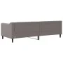 Taupe gray fabric sofa bed 80x200 cm by vidaXL, Beds and slatted bases - Ref: Foro24-354159, Price: 181,32 €, Discount: %