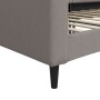 Taupe gray fabric sofa bed 80x200 cm by vidaXL, Beds and slatted bases - Ref: Foro24-354159, Price: 183,91 €, Discount: %