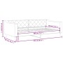 Taupegraues Stoffschlafsofa 80x200 cm von vidaXL, Betten und Lattenroste - Ref: Foro24-354159, Preis: 183,99 €, Rabatt: %
