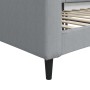 Light gray fabric sofa bed 90x200 cm by vidaXL, Beds and slatted bases - Ref: Foro24-354161, Price: 186,58 €, Discount: %