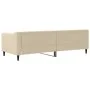 Cream fabric sofa bed 80x200 cm by vidaXL, Beds and slatted bases - Ref: Foro24-354160, Price: 182,60 €, Discount: %