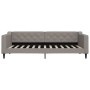 Sofá cama tela gris taupe 90x200 cm de vidaXL, Camas y somieres - Ref: Foro24-354164, Precio: 187,50 €, Descuento: %