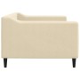 Sofá cama tela color crema 90x200 cm de vidaXL, Camas y somieres - Ref: Foro24-354165, Precio: 186,90 €, Descuento: %