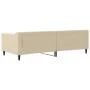 Schlafsofa aus cremefarbenem Stoff, 90 x 200 cm von vidaXL, Betten und Lattenroste - Ref: Foro24-354165, Preis: 185,44 €, Rab...
