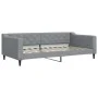 Light gray fabric sofa bed 100x200 cm by vidaXL, Beds and slatted bases - Ref: Foro24-354166, Price: 199,35 €, Discount: %