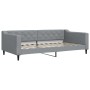 Sofá cama tela gris claro 100x200 cm de vidaXL, Camas y somieres - Ref: Foro24-354166, Precio: 202,29 €, Descuento: %