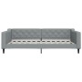 Sofá cama tela gris claro 100x200 cm de vidaXL, Camas y somieres - Ref: Foro24-354166, Precio: 202,29 €, Descuento: %