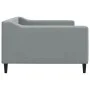 Light gray fabric sofa bed 100x200 cm by vidaXL, Beds and slatted bases - Ref: Foro24-354166, Price: 199,35 €, Discount: %