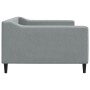 Sofá cama tela gris claro 100x200 cm de vidaXL, Camas y somieres - Ref: Foro24-354166, Precio: 202,29 €, Descuento: %