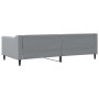 Light gray fabric sofa bed 100x200 cm by vidaXL, Beds and slatted bases - Ref: Foro24-354166, Price: 202,29 €, Discount: %