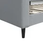 Light gray fabric sofa bed 100x200 cm by vidaXL, Beds and slatted bases - Ref: Foro24-354166, Price: 199,35 €, Discount: %