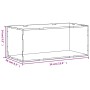 Caja de exposición acrílico transparente 34x16x14 cm