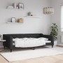 Schlafsofa aus schwarzem Stoff, 100 x 200 cm von vidaXL, Betten und Lattenroste - Ref: Foro24-354168, Preis: 195,77 €, Rabatt: %