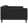 Black fabric sofa bed 100x200 cm by vidaXL, Beds and slatted bases - Ref: Foro24-354168, Price: 192,89 €, Discount: %