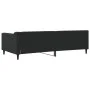 Schlafsofa aus schwarzem Stoff, 100 x 200 cm von vidaXL, Betten und Lattenroste - Ref: Foro24-354168, Preis: 192,89 €, Rabatt: %