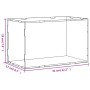 Caja de exposición acrílico transparente 31x17x19 cm