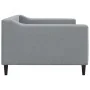 Sofá cama tela gris claro 90x190 cm de vidaXL, Camas y somieres - Ref: Foro24-354171, Precio: 181,91 €, Descuento: %