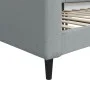 Sofá cama tela gris claro 90x190 cm de vidaXL, Camas y somieres - Ref: Foro24-354171, Precio: 181,91 €, Descuento: %