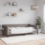 Sofá cama tela gris taupe 100x200 cm de vidaXL, Camas y somieres - Ref: Foro24-354169, Precio: 203,10 €, Descuento: %