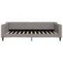 Taupe gray fabric sofa bed 100x200 cm by vidaXL, Beds and slatted bases - Ref: Foro24-354169, Price: 200,13 €, Discount: %