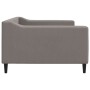Sofá cama tela gris taupe 100x200 cm de vidaXL, Camas y somieres - Ref: Foro24-354169, Precio: 203,10 €, Descuento: %