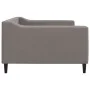 Taupe gray fabric sofa bed 100x200 cm by vidaXL, Beds and slatted bases - Ref: Foro24-354169, Price: 200,13 €, Discount: %