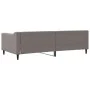 Taupe gray fabric sofa bed 100x200 cm by vidaXL, Beds and slatted bases - Ref: Foro24-354169, Price: 200,13 €, Discount: %