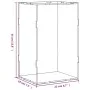 Caja de exposición acrílico transparente 22x18x35 cm de vidaXL, Mostradores - Ref: Foro24-154915, Precio: 44,88 €, Descuento: %