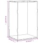 Caja de exposición acrílico transparente 22x18x35 cm de vidaXL, Mostradores - Ref: Foro24-154915, Precio: 40,67 €
