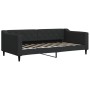 Schlafsofa aus schwarzem Stoff, 90 x 190 cm von vidaXL, Betten und Lattenroste - Ref: Foro24-354173, Preis: 184,27 €, Rabatt: %
