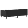Black fabric sofa bed 90x190 cm by vidaXL, Beds and slatted bases - Ref: Foro24-354173, Price: 181,55 €, Discount: %