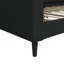 Black fabric sofa bed 90x190 cm by vidaXL, Beds and slatted bases - Ref: Foro24-354173, Price: 181,55 €, Discount: %