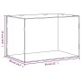Caja de exposición acrílico transparente 56x36x37 cm